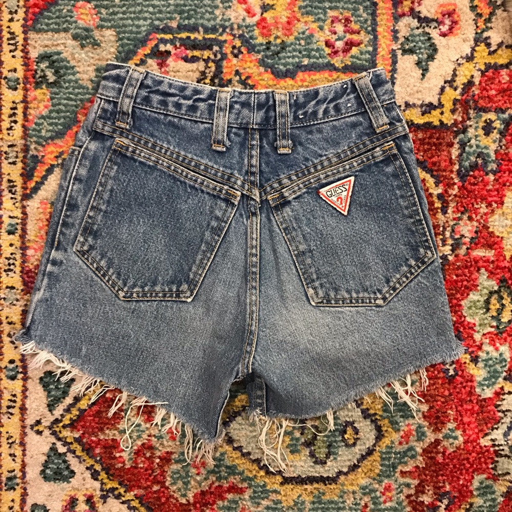 Vintage Guess - High Waisted Jean Shorts